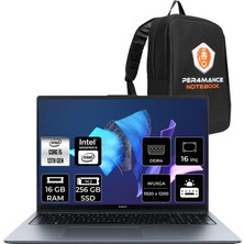 Huawei Matebook D16 Core I5 13420H 16GB Ram 256GB SSD 16" Fhd+ Freedos 53014QHRP301 Notebook + Per4 Çanta