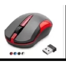 Marsilyan Kablosuz Mouse 2.4 Ghz 1600 Dpi Kırmızı HDX3407R