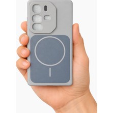 Nanospace Infinix Note 50 Pro Kılıf M-Safe Şarj Özellikli Meta Kapak Kılıf