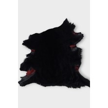 Ottoman Pouffe Hakiki Gerçek Deri Özel Seri Renkli Koyun Postu 55X51CM, Posteki Dana Inek Post Ev Dekor