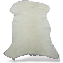 Ottoman Pouffe Hakiki Koyun Derisi Özel Ipek Serisi 52X77CM, Ipeksi Yumuşaklık ve Parlaklık, Dana Deri Posteki