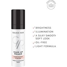 -Up Primer Luminous Finish - Işıltılı ve Aydınlık Görünüm Veren Makyaj Bazı 30 ml