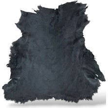 Ottoman Pouffe Hakiki Gerçek Deri Koyun Postu 57X81CM