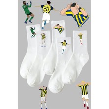 Rabona Fashion Efsane Gol Sevinçleri 5'li Taraftar Çorabı