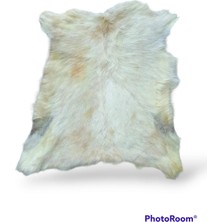 Ottoman Pouffe Hakiki Oğlak Deri Post 50X66 (0139)