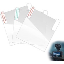 3 x Şeffaf Anti-Statik Filmler, Ön Cama Yapışır, Tüm Dashcam ile Uyumludur