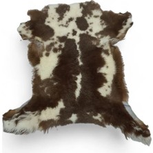 Ottoman Pouffe Art Deco Hakiki Deri Koyun Postu 64X58CM (054) Dana Inek Posteki Interior Design