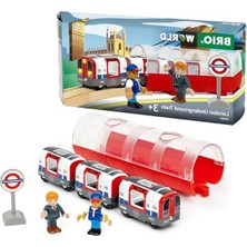 Die Grup Ikonik Londra Metro Treni Oyuncak, Ses ve Işık Özellikleri ile Eğlenceli