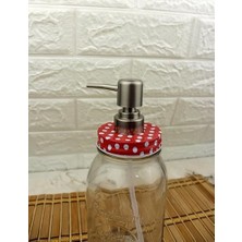 Büyük Boy Cam Sıvı Sabunluk 800ML