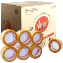 Vege 45X100 Bopp Koli Bandı Şeffaf (Fil)