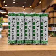 İsopack Jumbo Çöp Poşeti 80X110 300 gr 5 Rulo 50 Adet Siyah Renk