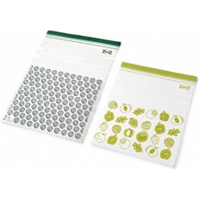 Plastik Torba Istad, 30 Adet Paket, Şunlardan Oluşur: 15 Torba 6 L (28,5 x 41 Cm) ve 15 Torba 4,5 L (27 x 34 Cm), Tekrar Kullanılabilir, Çünkü Tekrar Kapatılabilir