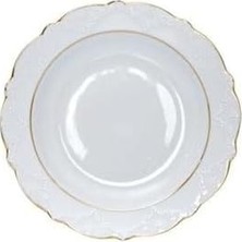 Hazan Altın Yaldız Çukur Tabak 22CM