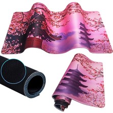 Porge Pro Gaming Mouse Pad Xxl 90×40 cm Oyuncu Mouse Pad (Pembe Toji, 90X40 cm 3mm Kalınlık)