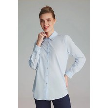 Gusto Pamuklu Klasik Gömlek - Bebe Mavi