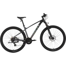 Bisan Bold 8.3 Erkek Dağ Bisikleti 43CM Hd 27.5 Jant 24 Vites Siyah Gri Gri