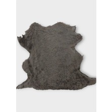 Ottoman Pouffe Hakiki Gerçek Deri Özel Seri Renkli Yumuşacık Koyun Postu 67X60CM, Posteki Dana Inek Post Ev Dekor