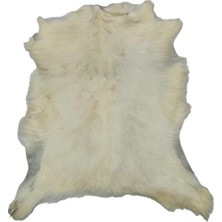Ottoman Pouffe Hakiki Oğlak Derisi Gerçek Deri Post 57X59CM (042) Posteki Ev Dekorasyon Fikirleri