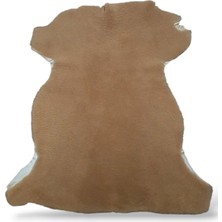 Ottoman Pouffe Hakiki Koyun Derisi Özel Ipek Serisi 83X92CM, Ipeksi Yumuşaklık ve Parlaklık, Dana Deri Posteki