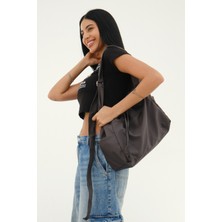Mute Bag Ayarlanabilir Saplı Su Geçirmez / Çapraz Kullanıma Uygun Siyah Çantası (50*30)