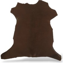 Ottoman Pouffe Hakiki Koyun Derisi Özel Ipek Serisi 85X83CM, Ipeksi Yumuşaklık ve Parlaklık, Dana Deri Posteki