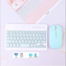 Tastech Tmk-04 Şarjlı Kablosuz Klavye Mouse Seti Dual Mode 2.4ghz ve Bluetooth Pc Tablet Telefon Ios Android Windows Uyumlu