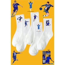 Rabona Fashion Chelsea Efsane Anlar 5'li Taraftar Çorabı