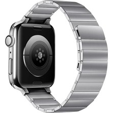 Mudanis Apple Watch 38MM KR404 Huks Kordon - Gümüş