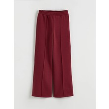 Lc Waikiki Yeni Sezon Kız Çocuk Nervür Dikişli Geniş Paça Eşofman Altı