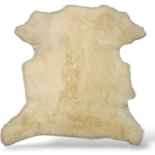Ottoman Pouffe Hakiki Koyun Derisi Özel Ipek Serisi 63X62CM, Ipeksi Yumuşaklık ve Parlaklık, Dana Deri Posteki