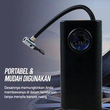 Tastech Araba Lastikleri Için Hava Pompası Şarjlı 150PSI Elektrikli Pompa Otomobil Bisiklet Top