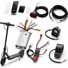 Ata Eparts E Scooter 36V 16A 350WATT Beyin Controller ve Ekran Seti E-Scooter Beyin Ekran Seti Elektrikli Scooter Xiaomi M365