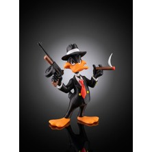 Demirhan3D 🦆🕶️ Büyük Boy Daffy Duck The Gangster Figürü | Pla Doğa Dostu Dekoratif Koleksiyon Figürü | 23 cm