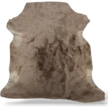 Ottoman Pouffe Hakiki Koyun Derisi Özel Ipek Serisi 48X59CM, Ipeksi Yumuşaklık ve Parlaklık, Dana Deri Posteki