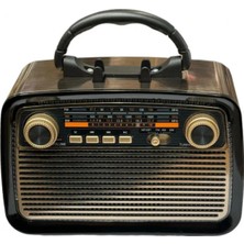 Tastech Bluetooth Hoparlör Nostaljik Radyo Fenerli Şarjlı Speaker Sd Kart USB Aux Girişli Fm Radyo