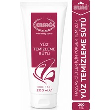 Ersağ Yüz Temizleme Sütü 200 ml Besleyici Onarıcı Etki Tüm Ciltler İçin Yüz Bakım Ürünü