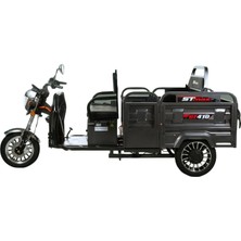 Stmax GF410 3 Tekerli Elektrikli Moped - Gri