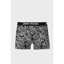 John Frank Desenli Pamuklu Boxer Erkek Boxer JFBTORA04