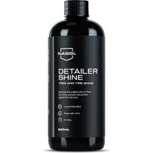 AyrStore Nasiol Detailershine Araç Trim ve Lastik PARLATICI-500 Ml-Araç Lastik, Trim, Tampon Bakımı, De