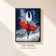 Saes Labs Hollow Knight Hornet 3D Tablo 15×20 cm