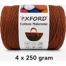 Oxford İplik Cotton Makrome 4'lü Paket NO:1221 Tarçın