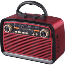 Tastech Fenerli Fm Radıo Usb+Sd+Bluetooth Hoparlör Nostaljik Radyo Şarjlı Bt Speaker