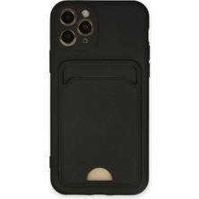 Ata Store Iphone 11 Pro Kılıf Kelvin Kartvizitli Silikon - Siyah