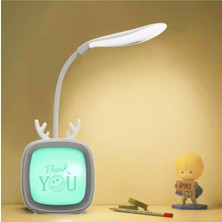 Tastech Sevimli Masa ve Gece Lambası LED Işıklı Şarjlı