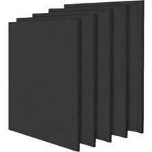 Artlantis Maket Kartonu Siyah Fotoblok 5 mm 35X50 cm 5 Adet Hobi Sanat Okul Köpüklü Straforlu Maket Kartonu