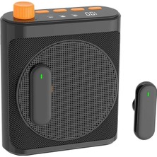 Tastech Kablosuz Yaka Mikrofonlu Megafon Taşınabilir Hoparlör Öğretmen Rehber Için Çift Bluetooth Mikrofonlu
