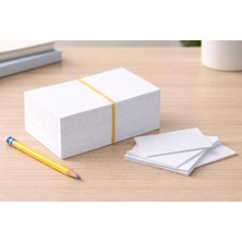 AyrStore 5x8 cm Boş Kart – Kelime & Not Kartları (100 Adet)