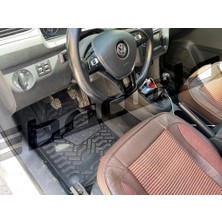 Badela Volkswagen Caddy 3-4 2k Kombi 2003-2020 Siyah 5d Kauçuk Kokusuz Oto Paspas Tam Uyumlu