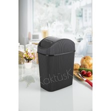 AyrStore Kaktüskedi Tezgah Üstü Çöp Kovası, Mutfak,tuvalet,masaüstü Mini Çöp Kutusu 716730