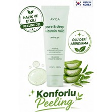 Avca Arındırıcı ve Aydınlatıcı Vitamin Içeren Hassas Peeling Jel - Pure & Deep Vitamin Mild Peeling Gel 120 ml